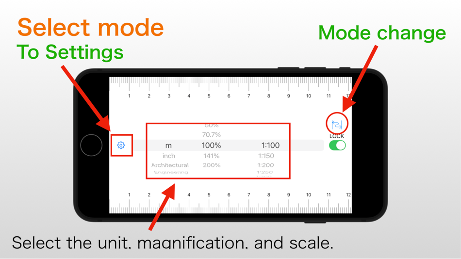 #2. Ruler - Scale Ruler (iOS) 来自: mitsunori oishi