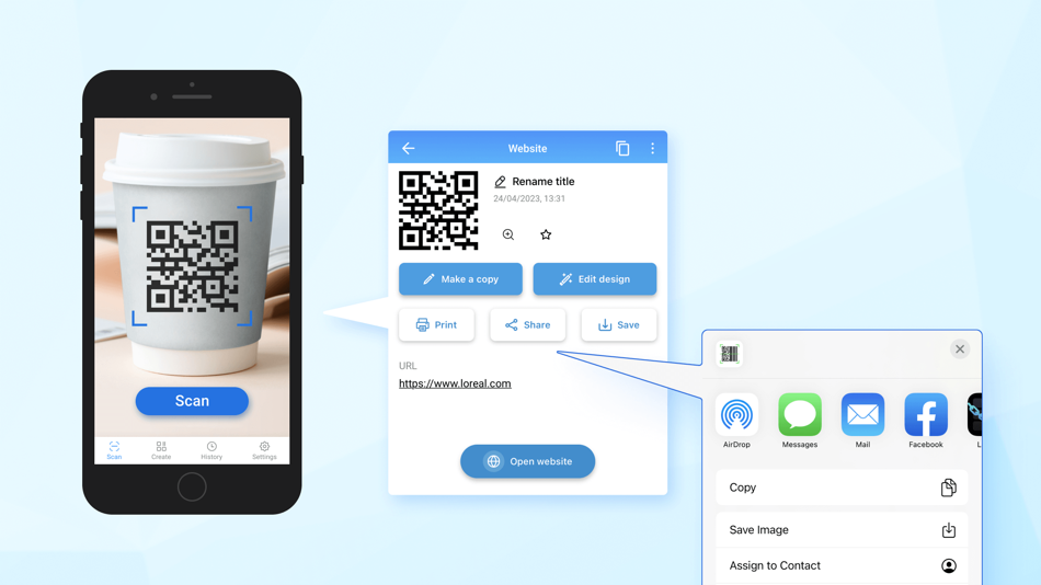 #5. Barcode Scanner - QR Reader * (iOS) Podle: TOH CO.,LTD