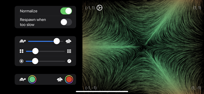 Vector Field Particle Flow