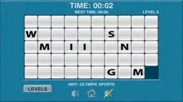 sports word slide puzzle fun iphone screenshot 4