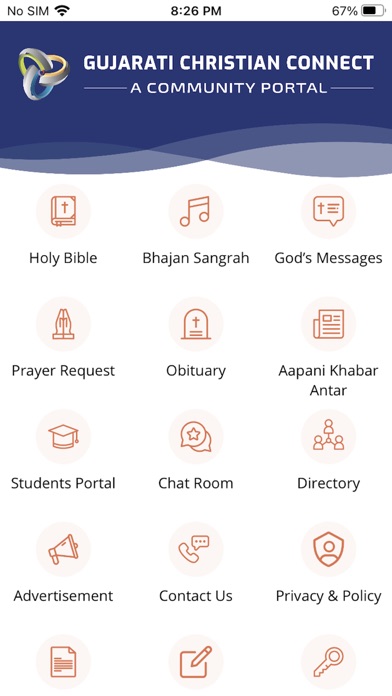 GCC Gujarati Christian Connect Screenshot
