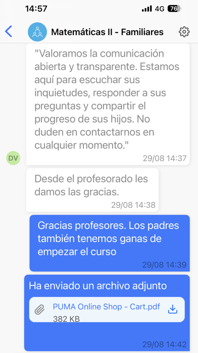 SM Educamos Mensajería Screenshot