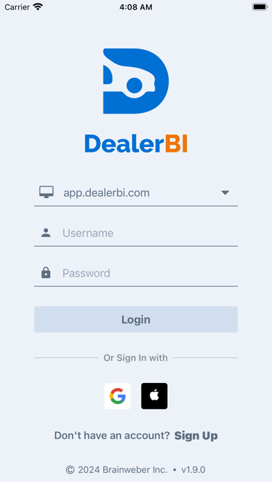 DealerBI Screenshot