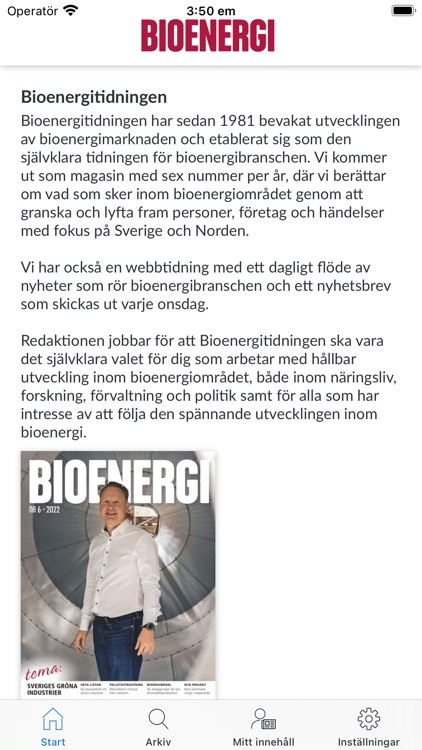 Bioenergi e-tidning