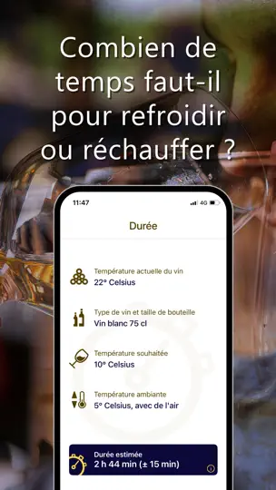 Capture d'écran de Températures Du Vin sur iPhone 4