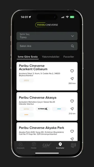 Cineverse iPhone Ekran Görüntüsü 3