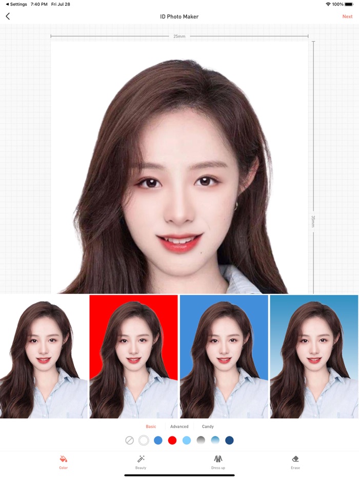 ID Photo-Passport Photo Editor