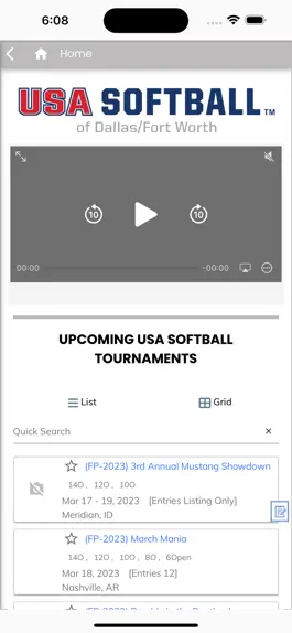 Game screenshot USA Softball of DFW mod apk