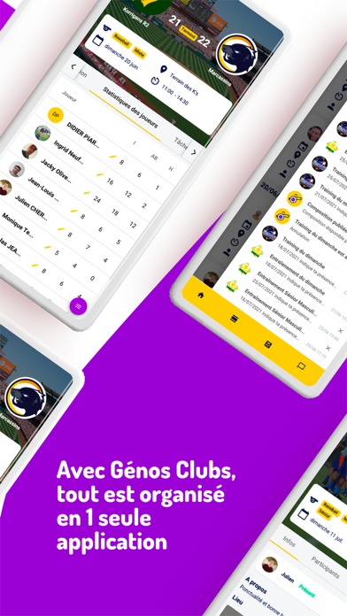 Génos Clubs Screenshot