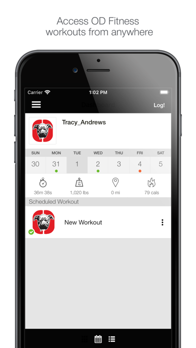 OD Fitness Screenshot