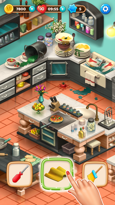 Manor Cafe - Match 3 Puzzle Screenshot