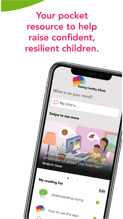 Raising Healthy Minds Screenshot