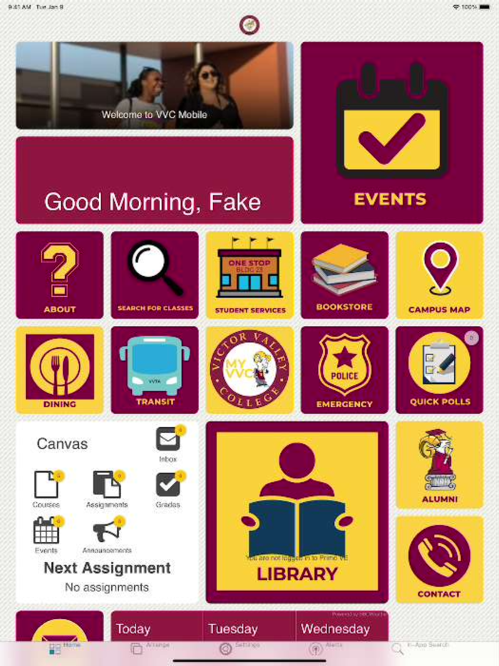 VictorValleyCollege Mobile App