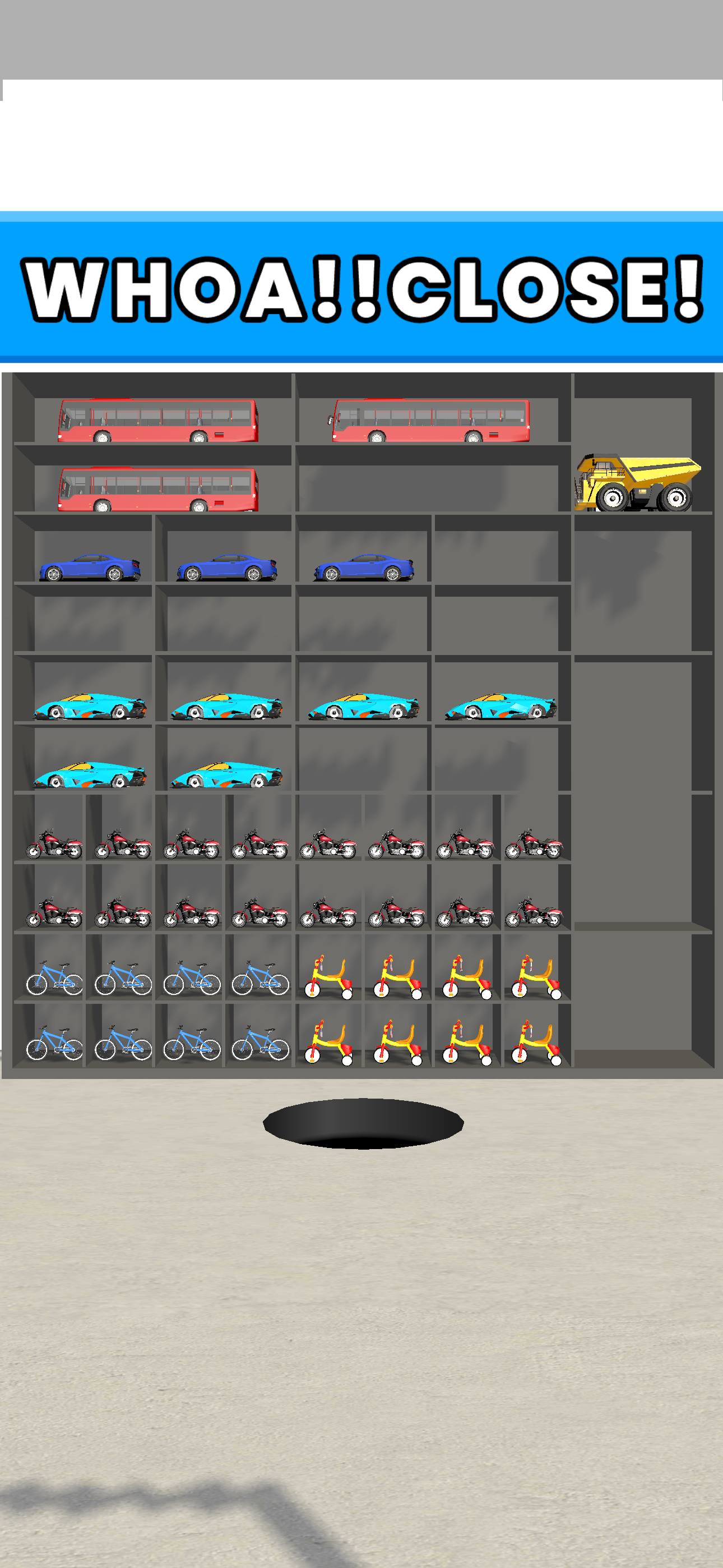 Hole & Vehicle