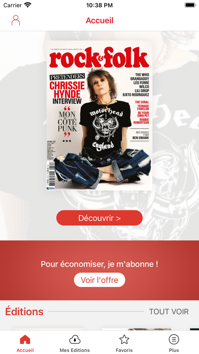 Screenshot #1 pour Rock&Folk Magazine