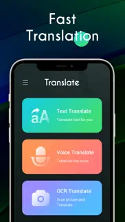 ai translator text voice & ocr iphone screenshot 1