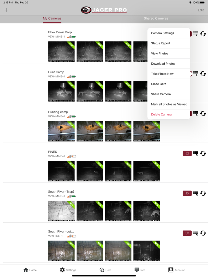 JAGERPRO Camera MGMT