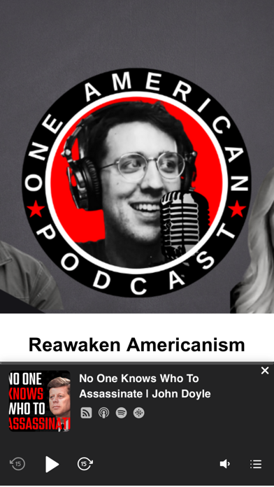 One American Podcast Screenshot