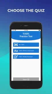 toefl practice | toefl test iphone screenshot 1