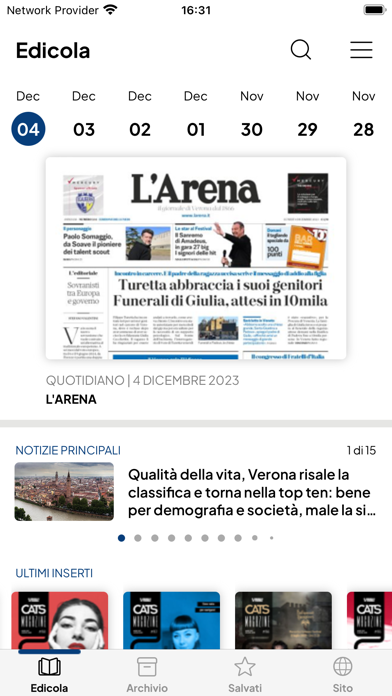 L’Arena-Il giornale di Verona Screenshot