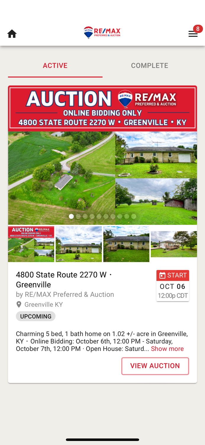 RE-MAX Preferred and Auction