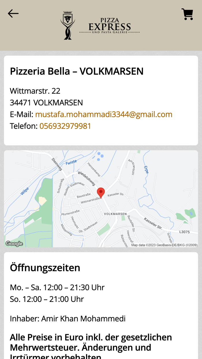 Pizza Express Volkmarsen