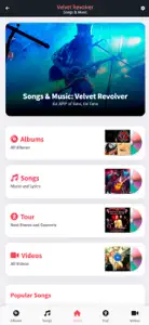 Songs & Music: Velvet Revolver screenshot #1 for iPhone