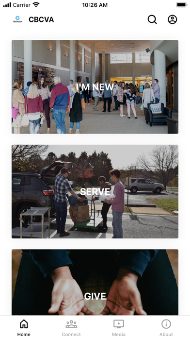 Centreville Baptist Church Screenshot