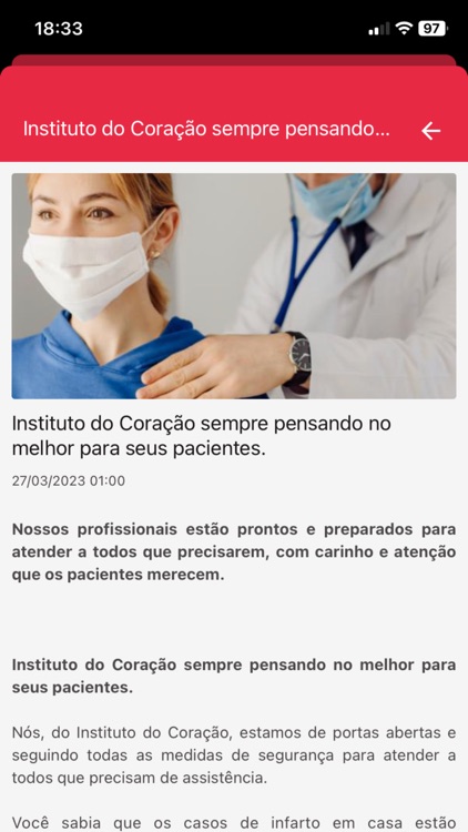 Instituto do Coração - Cliente screenshot-3