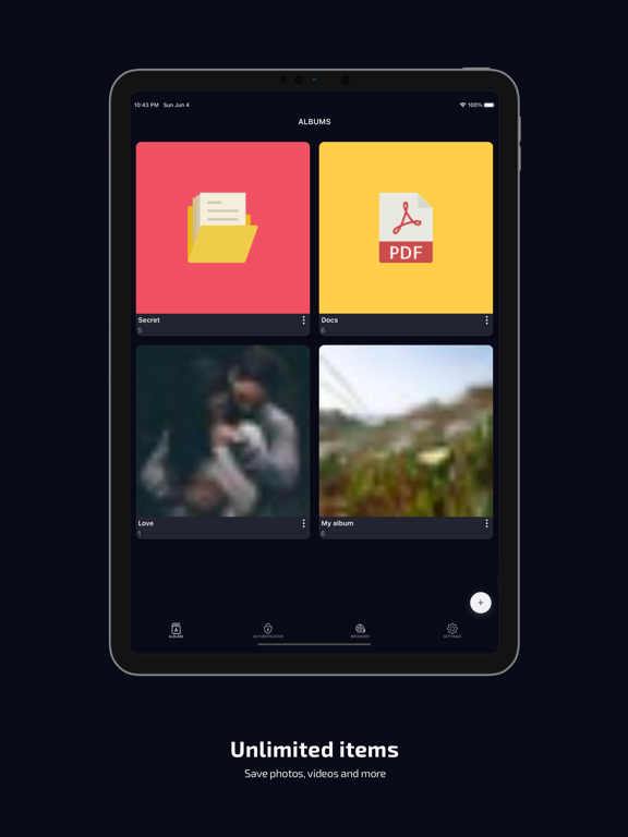 Secret App Vault : Protector iPad screenshot 6 - Utilities app