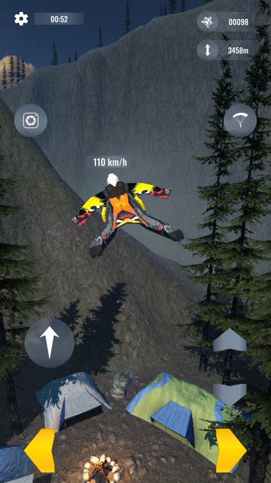 #5. Realworld Wingsuit Simulator (iOS) 由: Vahagn Sargsyan