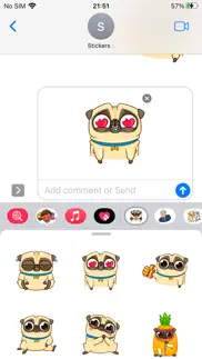 How to cancel & delete pug dog emoji funny stickers 2