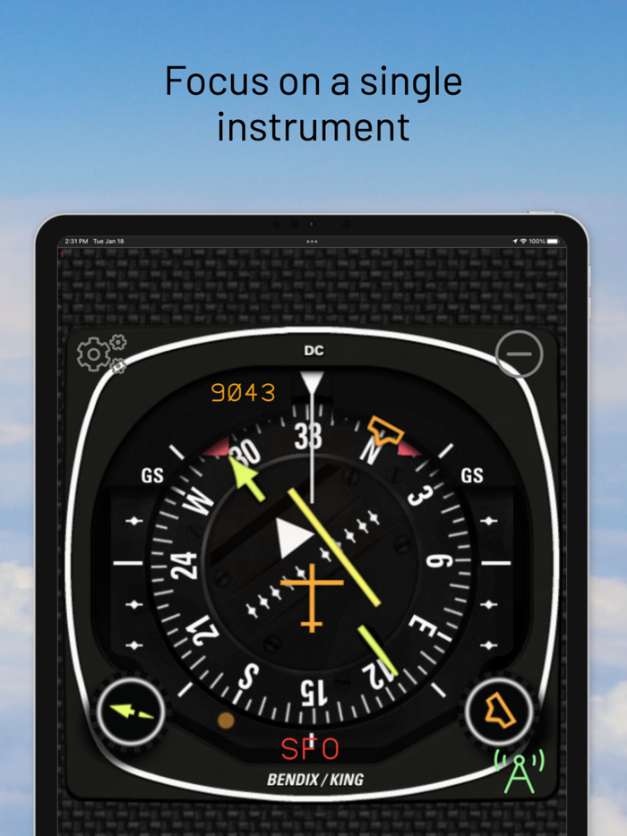 fDeck flight instruments
