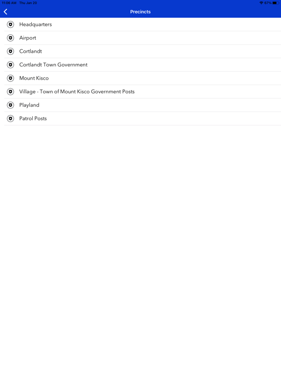 Westchester County PD iPad screenshot 2 - Reference app