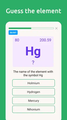 Game screenshot Chemistry: Periodic Table Quiz mod apk