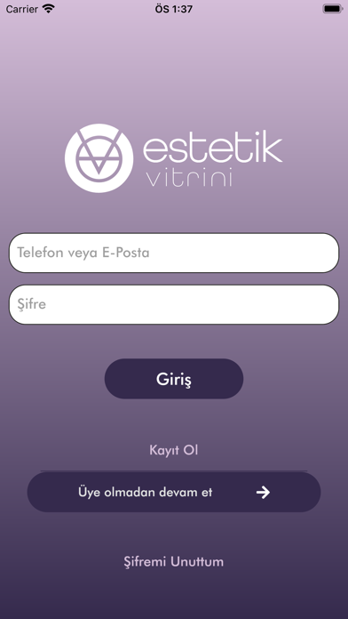 Estetik Vitrini Screenshot