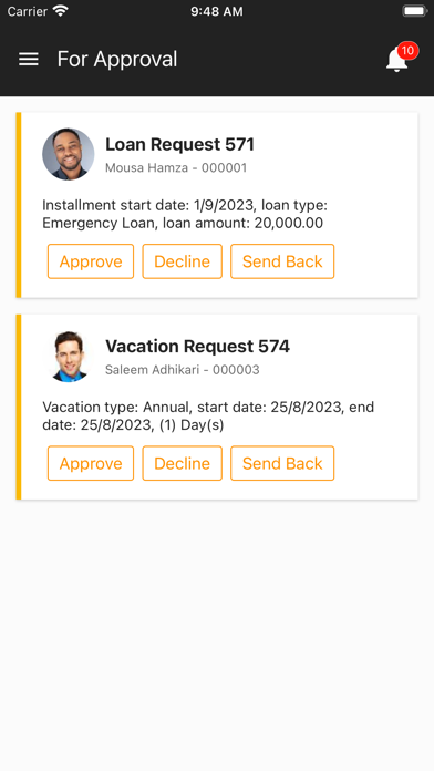Sky Bayan HRMS Screenshot