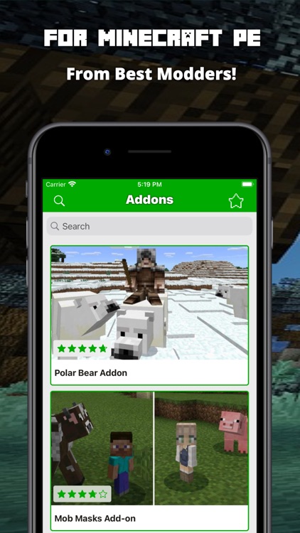 Mods for Minecraft PE (Addons)