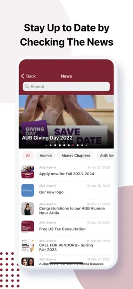 Game screenshot AUB Alumni App hack