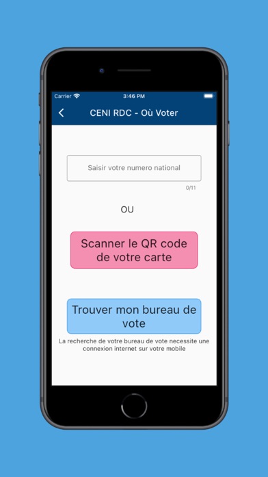 CENI RDC Mobile Screenshot