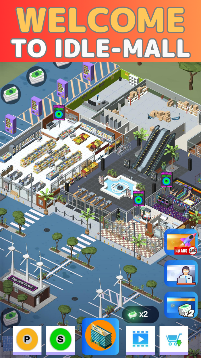 Idle Mall Tycoon - Tap Manager