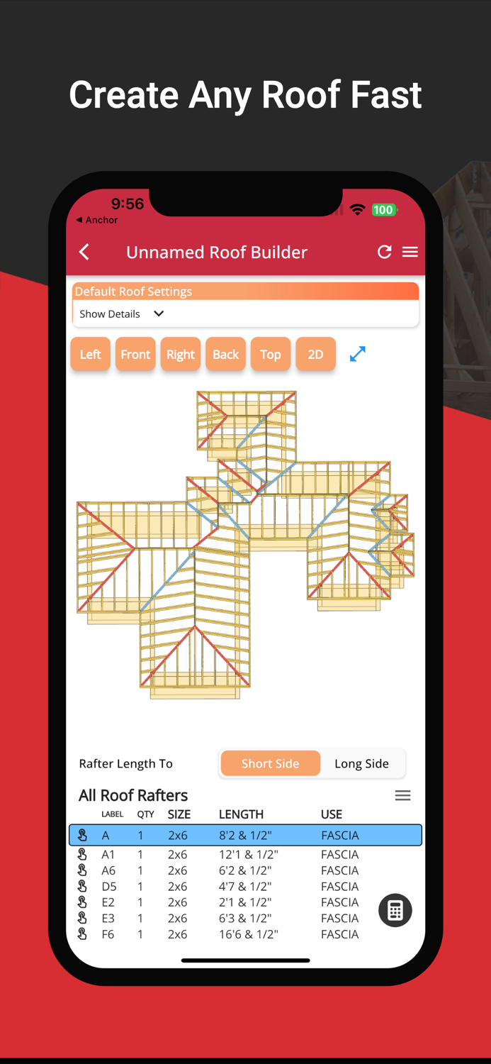 RedX Roof Builder - 3D Design