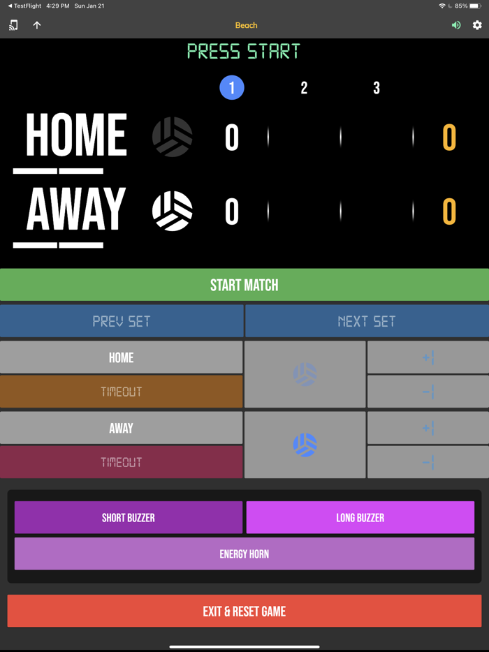 BT Volleyball Controller