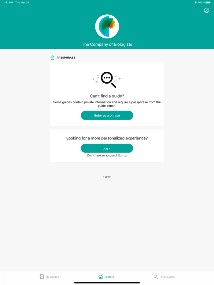 The Company of Biologists