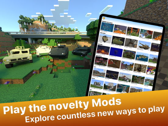 Mods for Minecraft PE : Addons iPad screenshot 5 - Utilities app