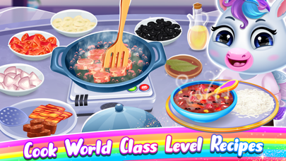 Cute Chef Unicorn Cook Recipes Screenshot