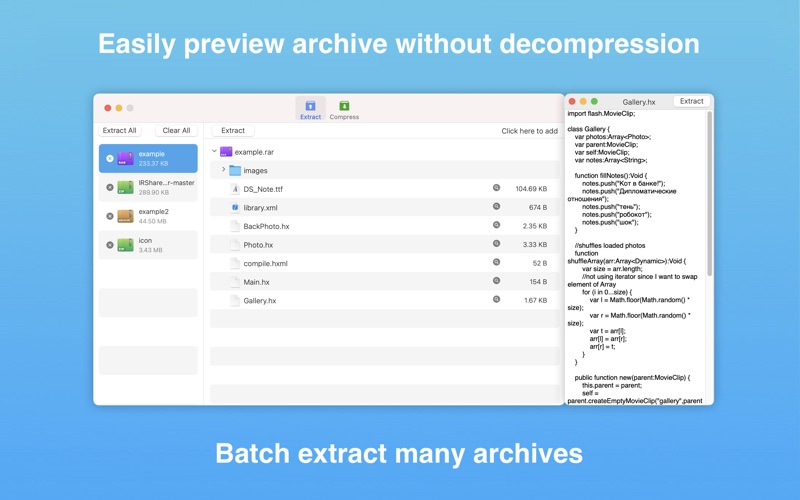 Screenshot #2 pour iRAR Extractor-ZIP Unarchiver