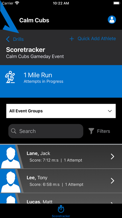 Avolve Sports Screenshot