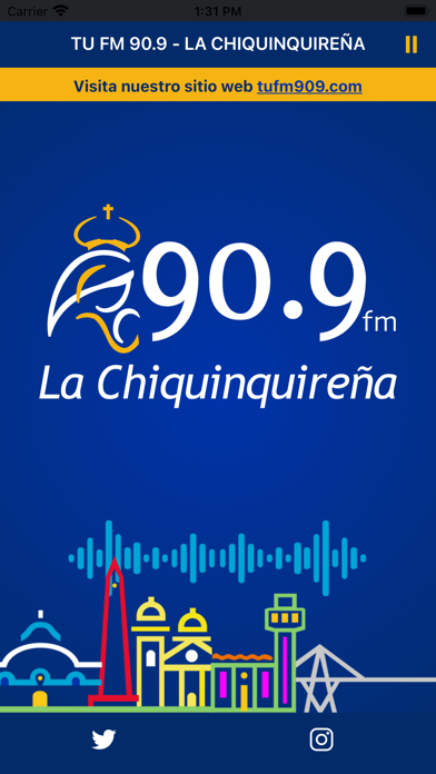 TU FM 90.9 - LA CHIQUINQUIREÑA Screenshot