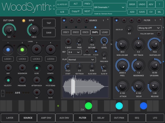 Screenshot #4 pour WoodSynth